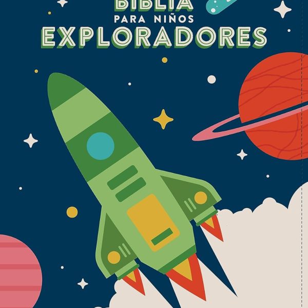 BIBLIA  PARA NIÑOS EXPLORADORES AZUL SEMI PIEL
