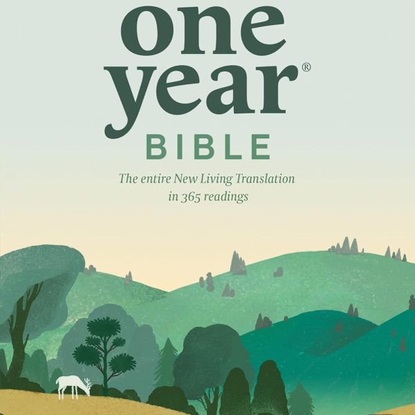 NLT One Year Premium Slimline Large Print Bible, Softcover