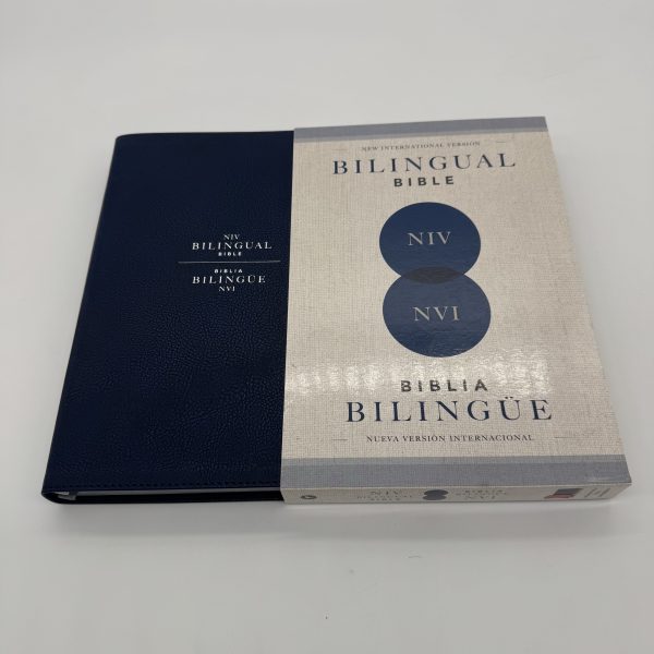 NIV/NVI, Biblia Bilingüe C/N INDICE COLOR AZUL