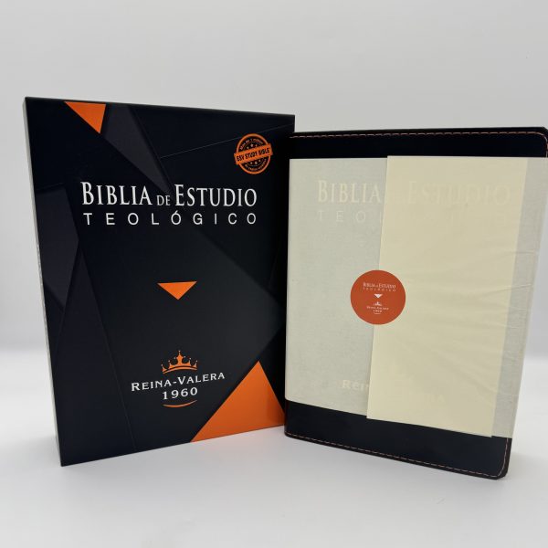 Biblia de Estudio Teológico Reina Valera 1960 Piel Fabricada Negro con Index