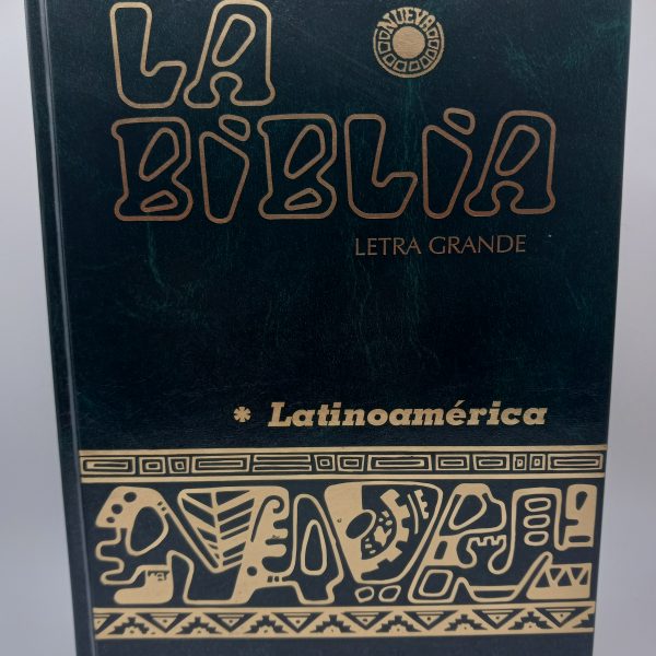 Biblia catoloca Latino Americana Letra Grande Verde C/N INDICE